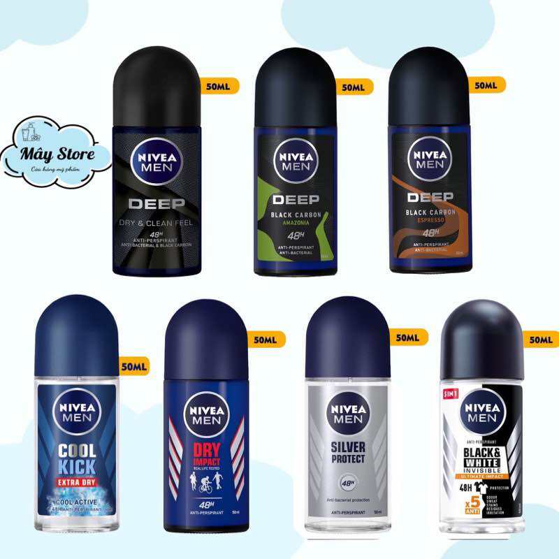 Lăn ngăn mùi NIVEA Men dành cho nam 50ml