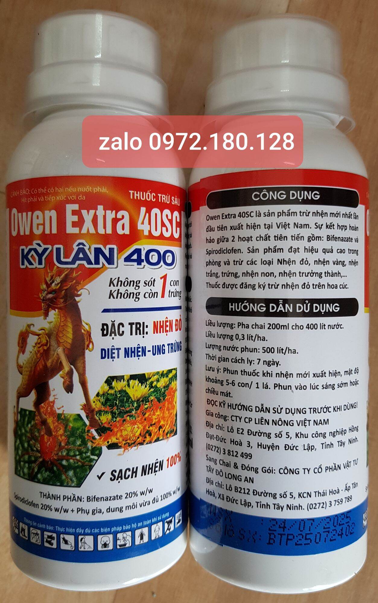 Insecticide, Red Spider, Yellow Spider Ki Lun 400