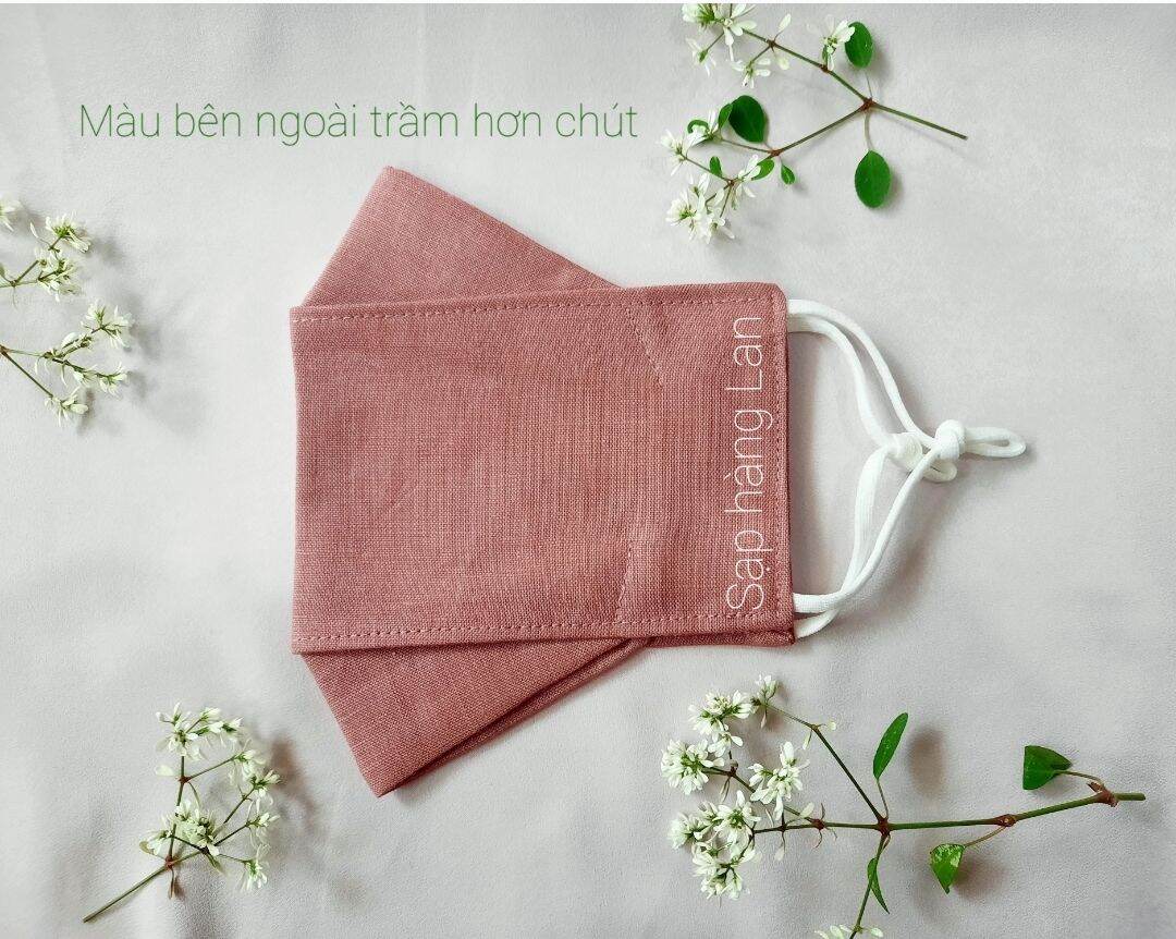 Khẩu trang vải Linen Premium (Tưng)