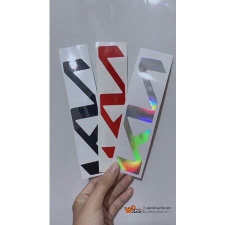 Decal dán đổi màu logo KIA Mới ( 1 cặp)