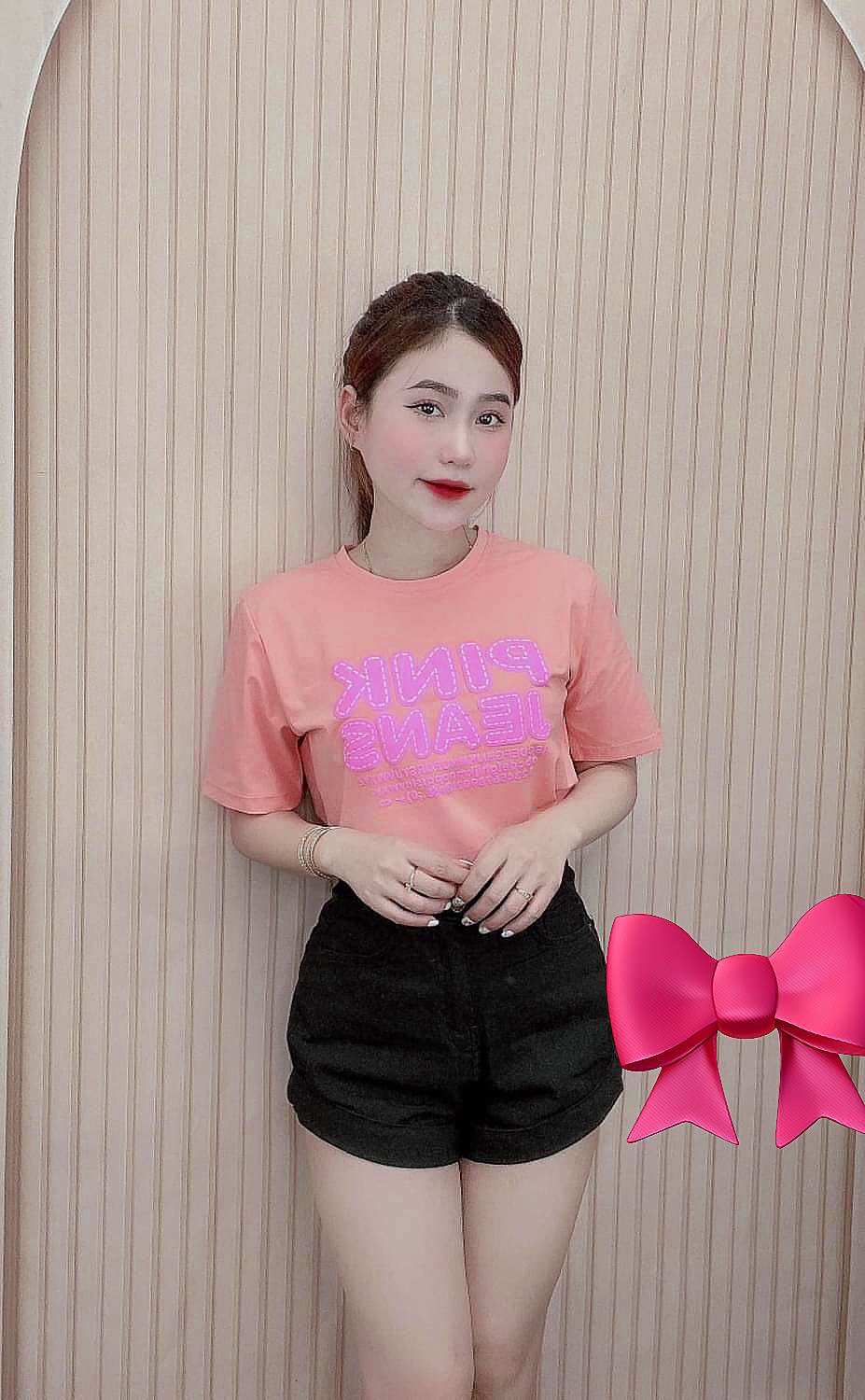 Áo thun nữ phom vừa co giãn 4 chiều Mát mịn