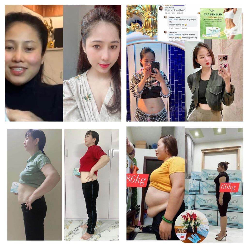 Trà sen slim giảm cân 30 gói (chính hãng)