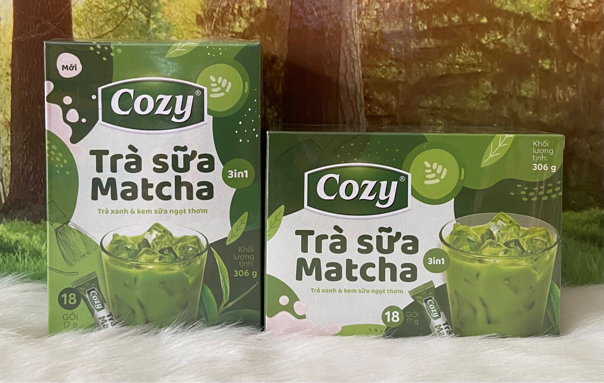 [HCM]Trà sữa MatCha 3 trong 1 hộp 306g/18gói *17g
