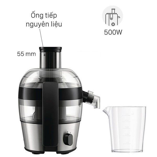Máy ép trái cây Philips HR1836 [HÀNG CHÍNH HÃNG BẢO HÀNH 24 THÁNG]