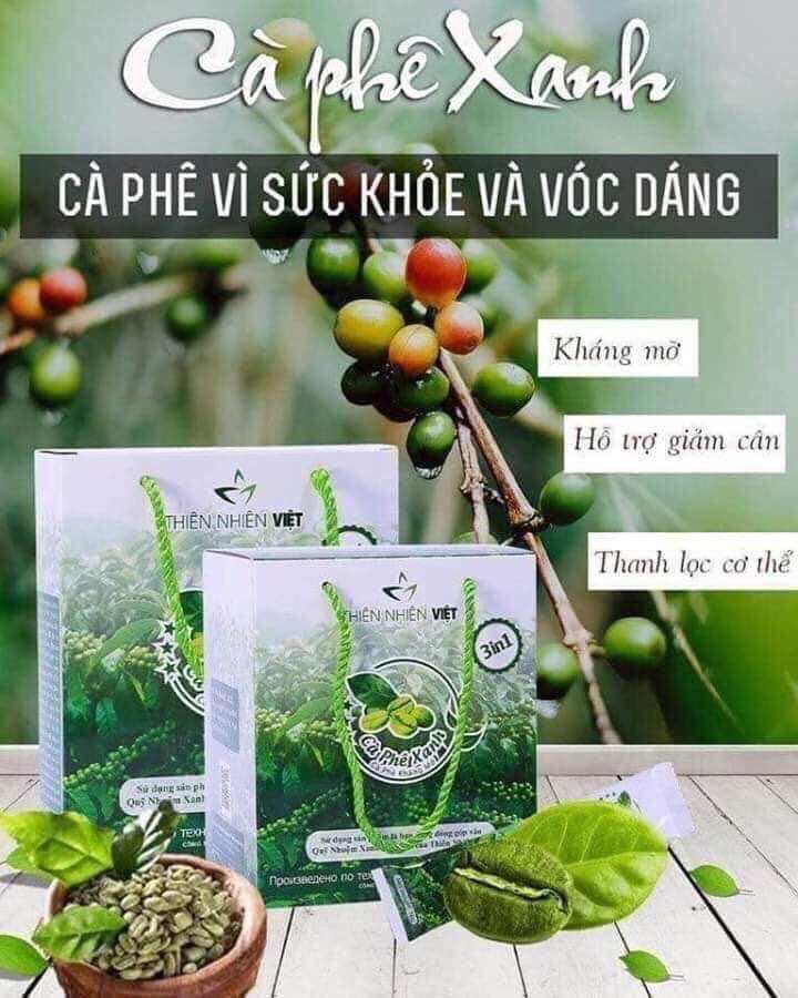 CÀ PHÊ XANH KHÁNG MỠ HỖ TRỢ GIẢM CÂN THIÊN NHIÊN VIỆT