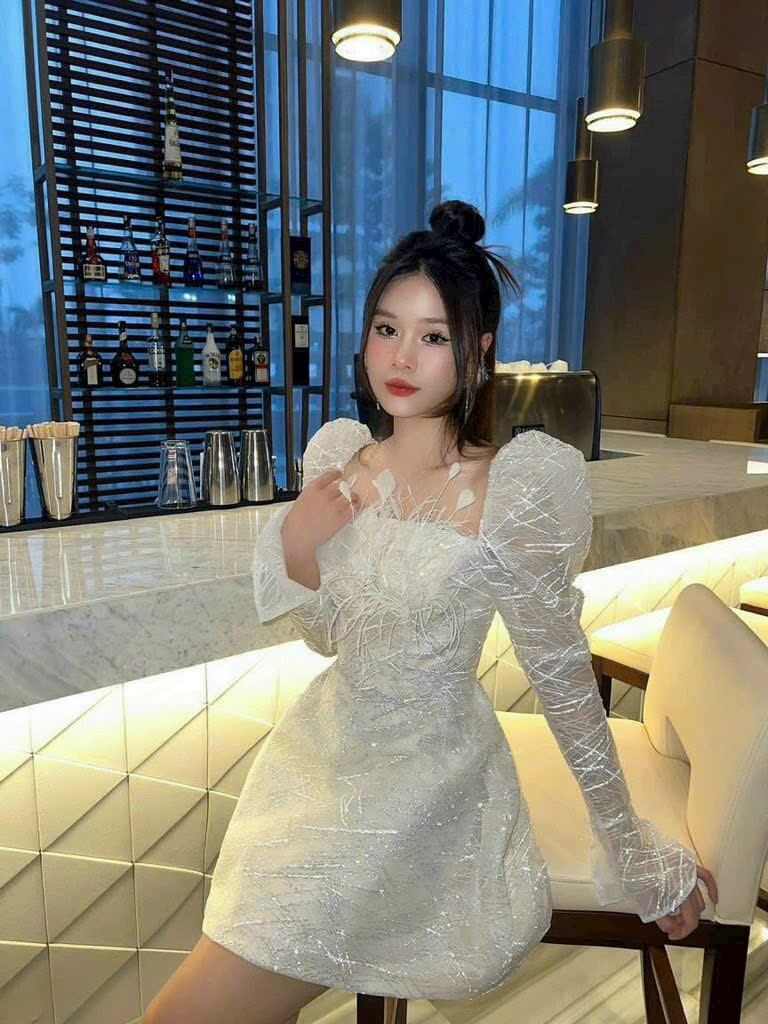 ĐẦM KIM  SA LẤP LÁNH ĐÍNH LÔNG VŨ