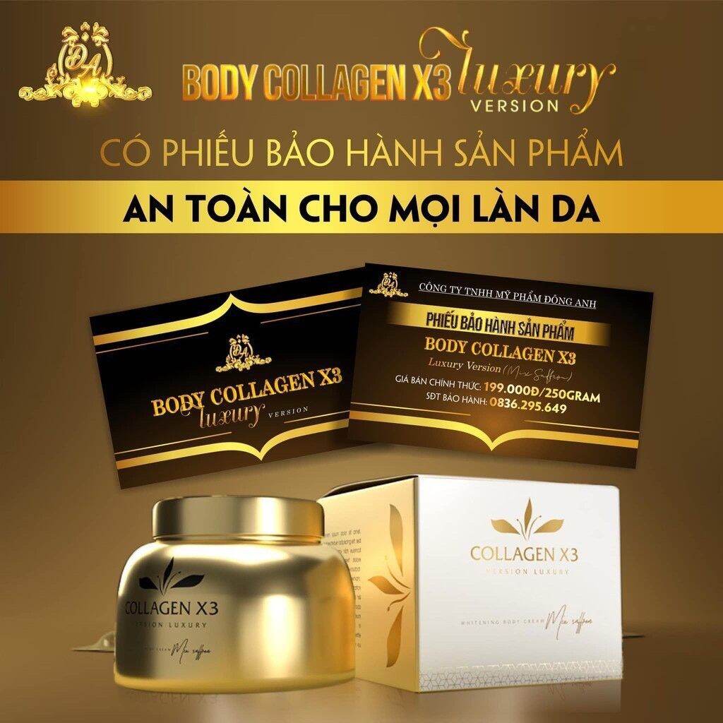 ? Kem Body Collagen X3 Luxury?Mẫu New 2021 Hàng Chính Hãng 100%?