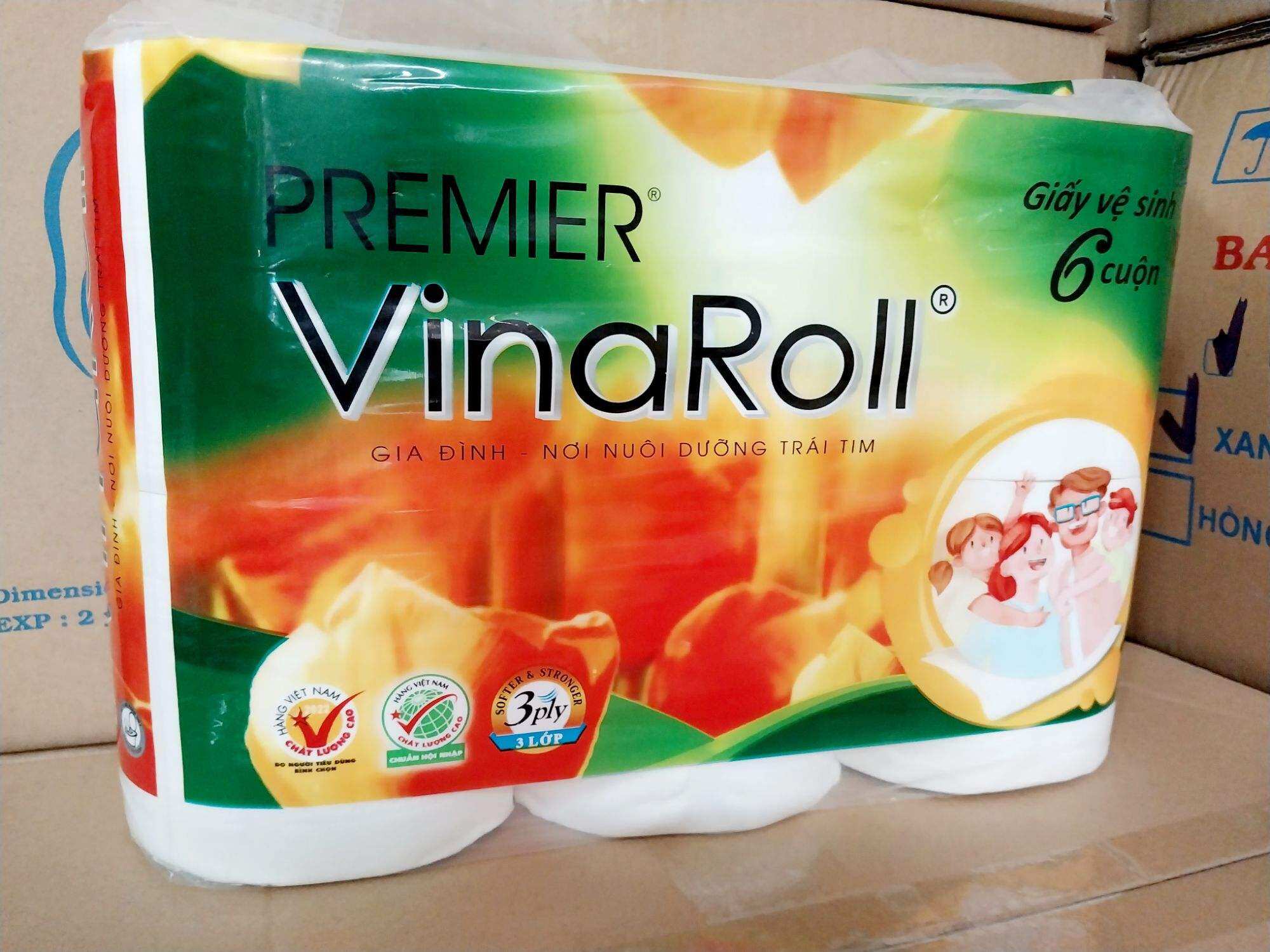Lốc 6 Cuộn Vinaroll Loại 1 Không Lỏi.