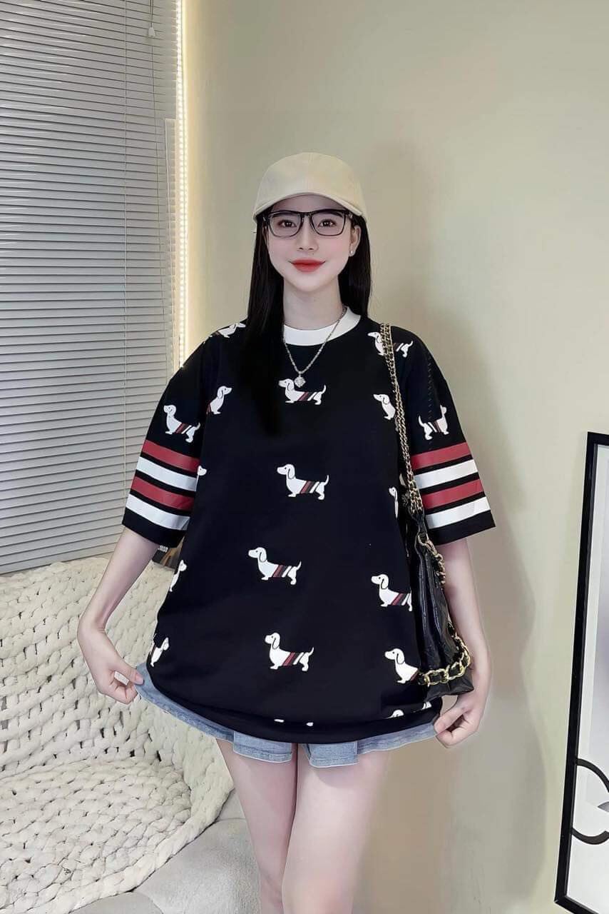 Áo Thun Unisex Form Rộng, Chất Cotton Mặc Mềm