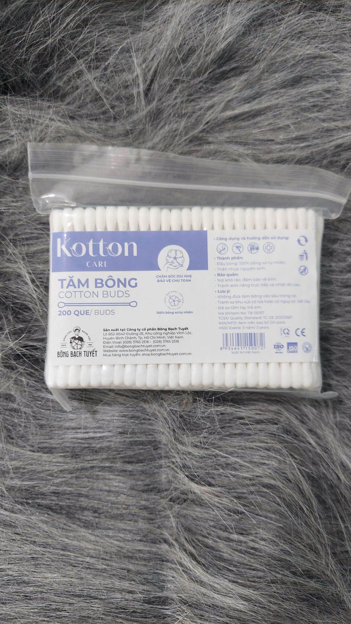 [HCM]1 lốc Tăm bông Meriday  gói 200 que ( lốc 5 gói )