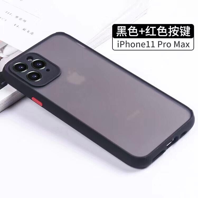 Ốp Iphone Lưng Nhám Nhiều Màu Bảo Vệ Camera (Basic Cam)