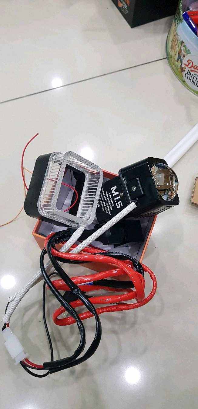 Bi m1.5 mt racing, nguồn đèn, vòng 3d, led mắt quỷ