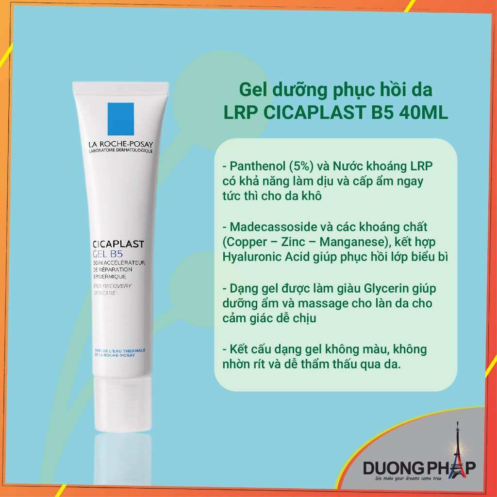 Gel dưỡng ẩm da lrp b5 40ml