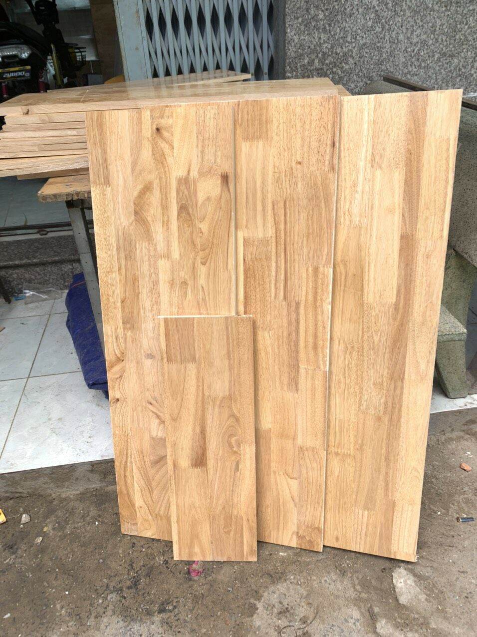 Mặt bàn 50x80x12mm gỗ cao su làm mặt bàn ,kệ,..