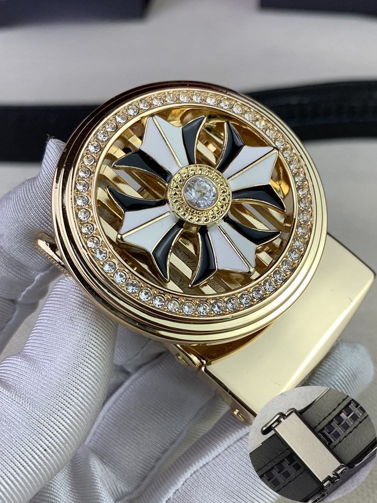 Thắt Lưng Nam Cao Cấp Khóa Thời Trang Kẹp Xoay Hình Bầu Dục Da Thắt Lưng Thời Trang/ Phong Cách Phụ Kiện Dành Cho Nam Giới Thời Trang, Sành Điệu Và Thiết Thực