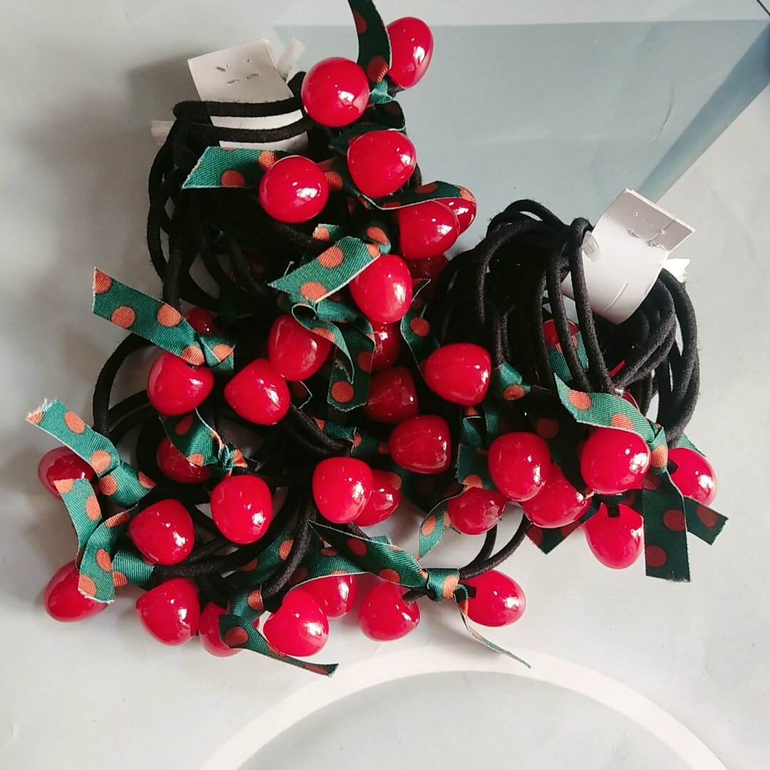 Dây cột tóc xinh,dây cột tóc cherry dễ thương