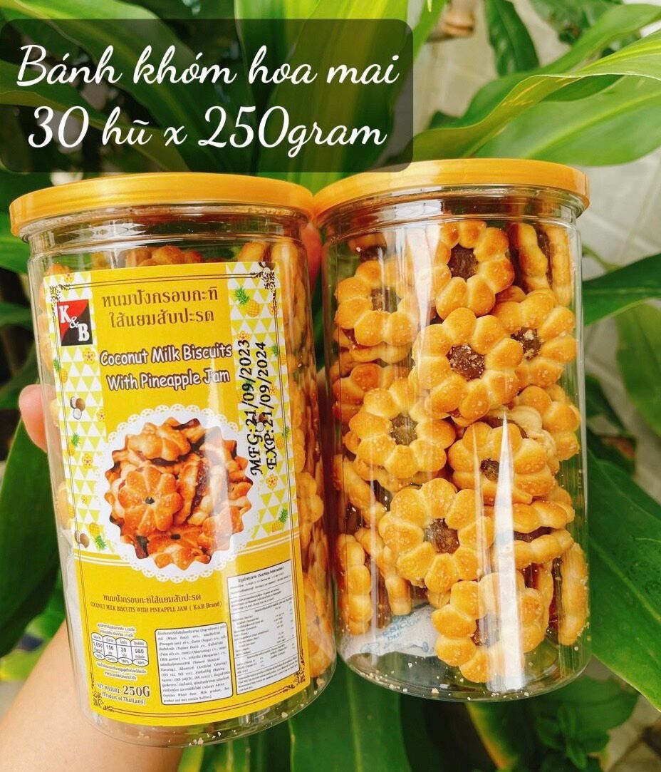 Bánh khóm hoa mai 250g