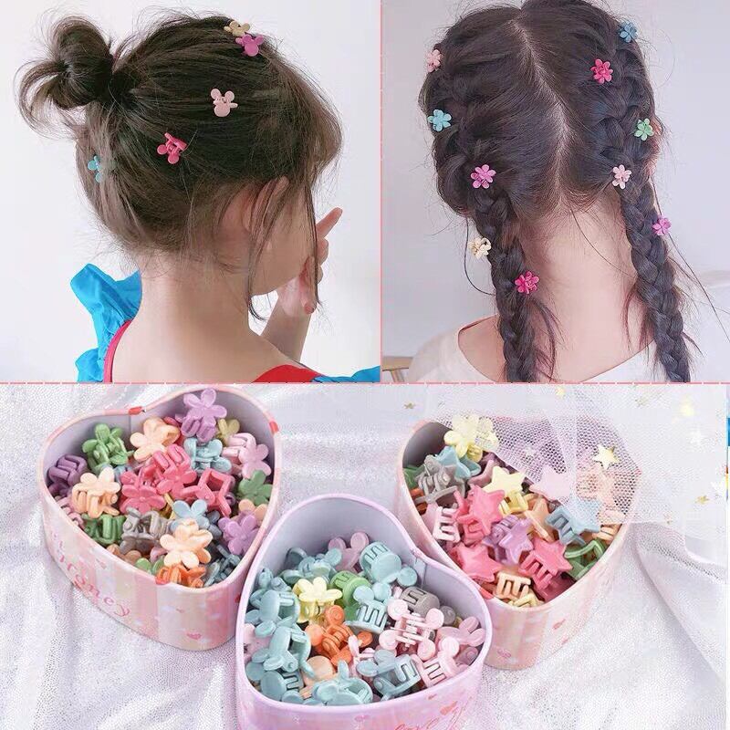 Set 5 kẹp tóc mini càng cua phòng cách công chúa
