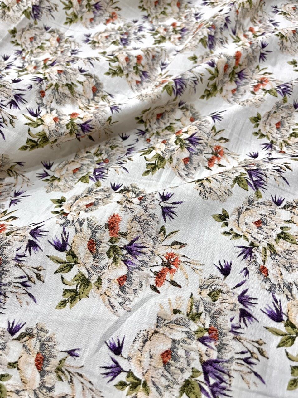 [HCM] Vải cotton giả gấm dày dặn - 1m40