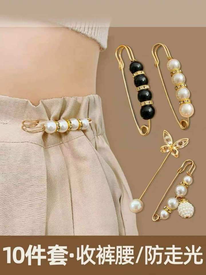 set 13 gim cài quần áo
