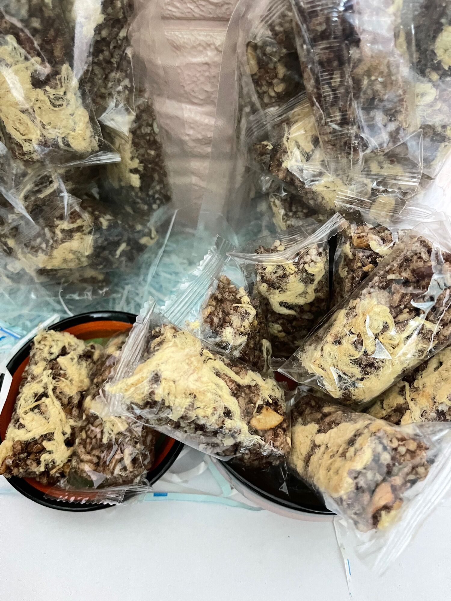 Thanh cơm gạo lứt chà bông túi zip 250gram