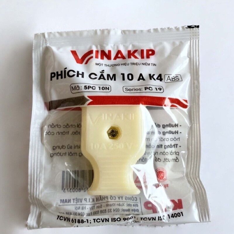 Phích Cắm VinaKip 10A 250V