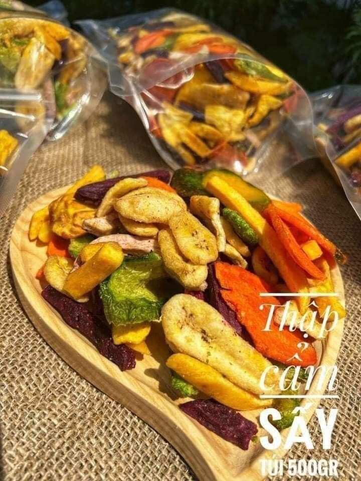 Trái cây sấy thập cẩm 500g (Hàng loại 1)