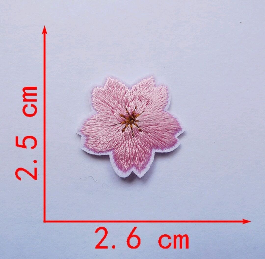 Sticker Thêu Ủi Hình Hoa Siêu Dễ Thương MS76425