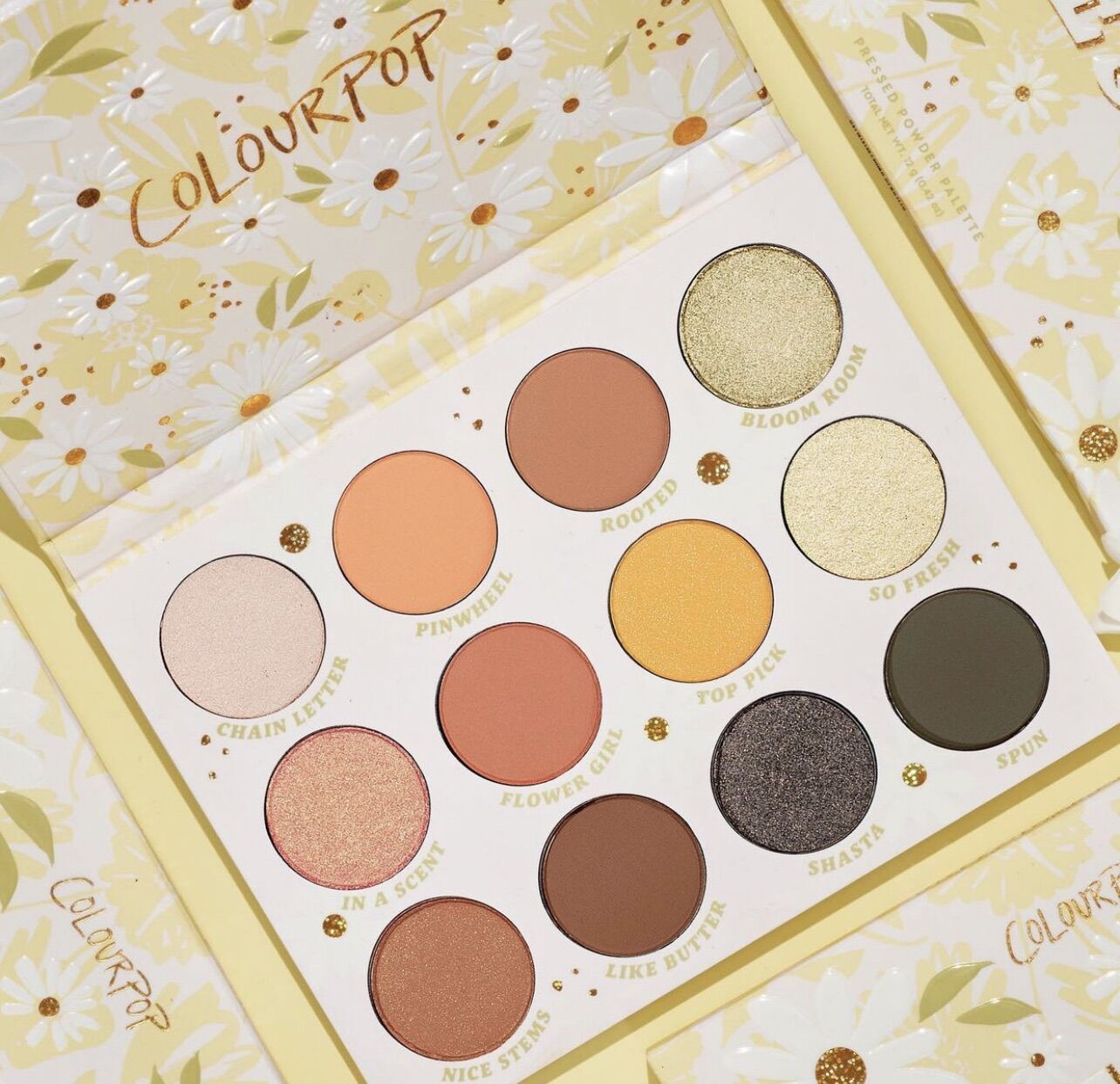 Bảng phấn mắt Colourpop Daisy does it eyeshadow palette siêu xinh và dễ dùng colorpop eyeshadow