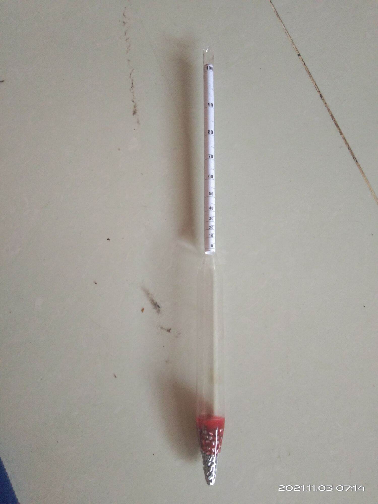 [HCM]Cồn kế 0-100 độ dụng cụ đo độ cồn