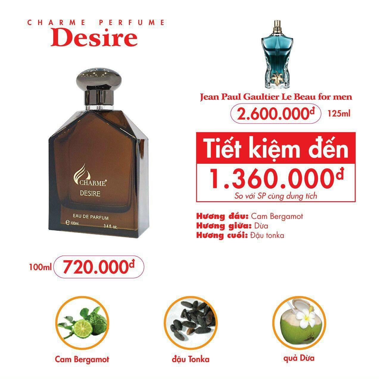 Nước hoa Desire 100ml
