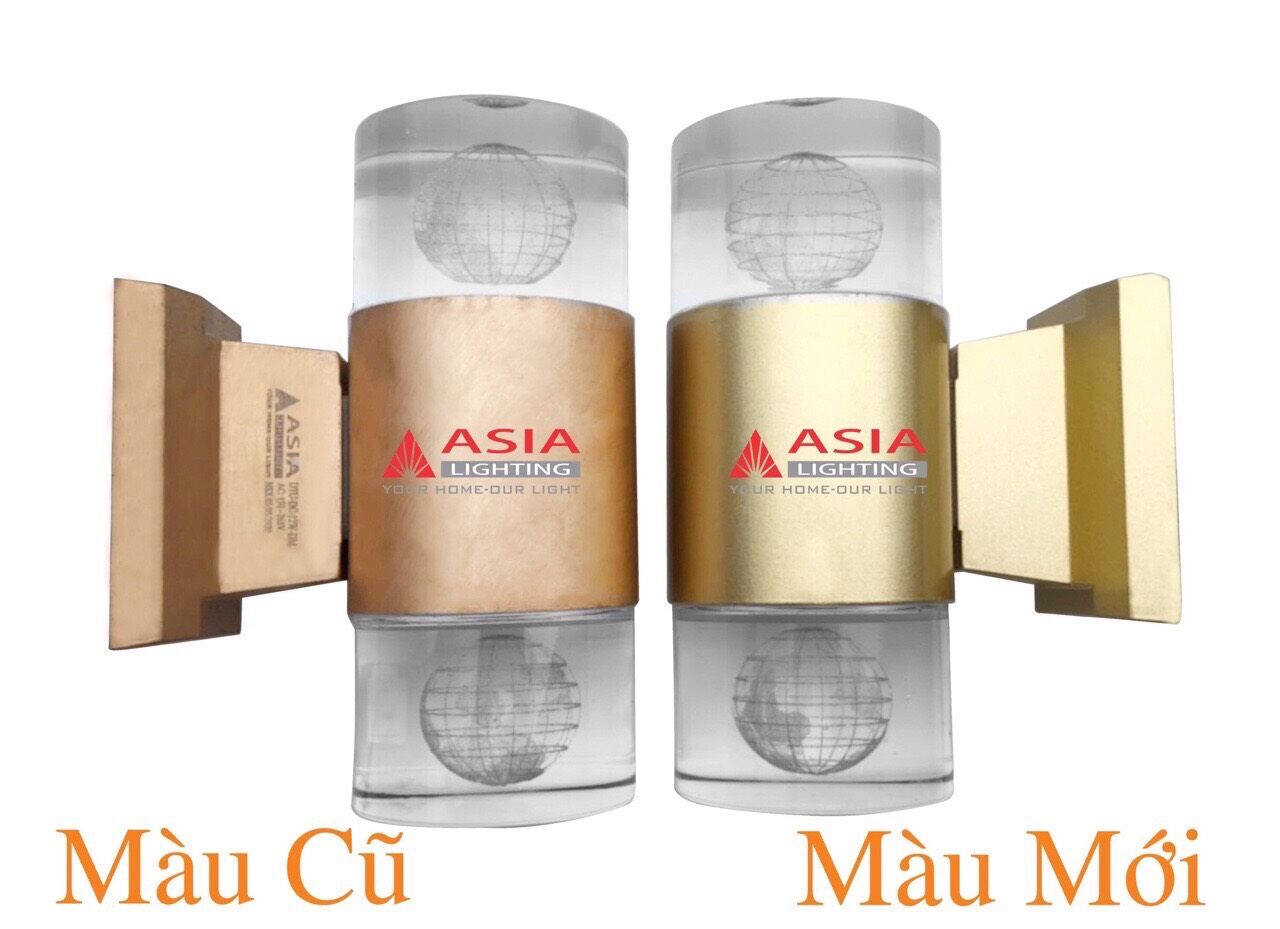 Đèn LED tường 12w vàng đồng - Asia