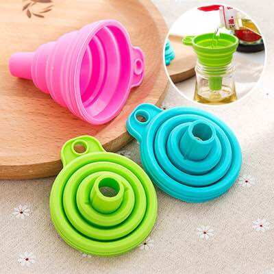 Hcm-phễu quặng silicon gấp gọn, tiện lợi chiết chất lỏng bội linh shop