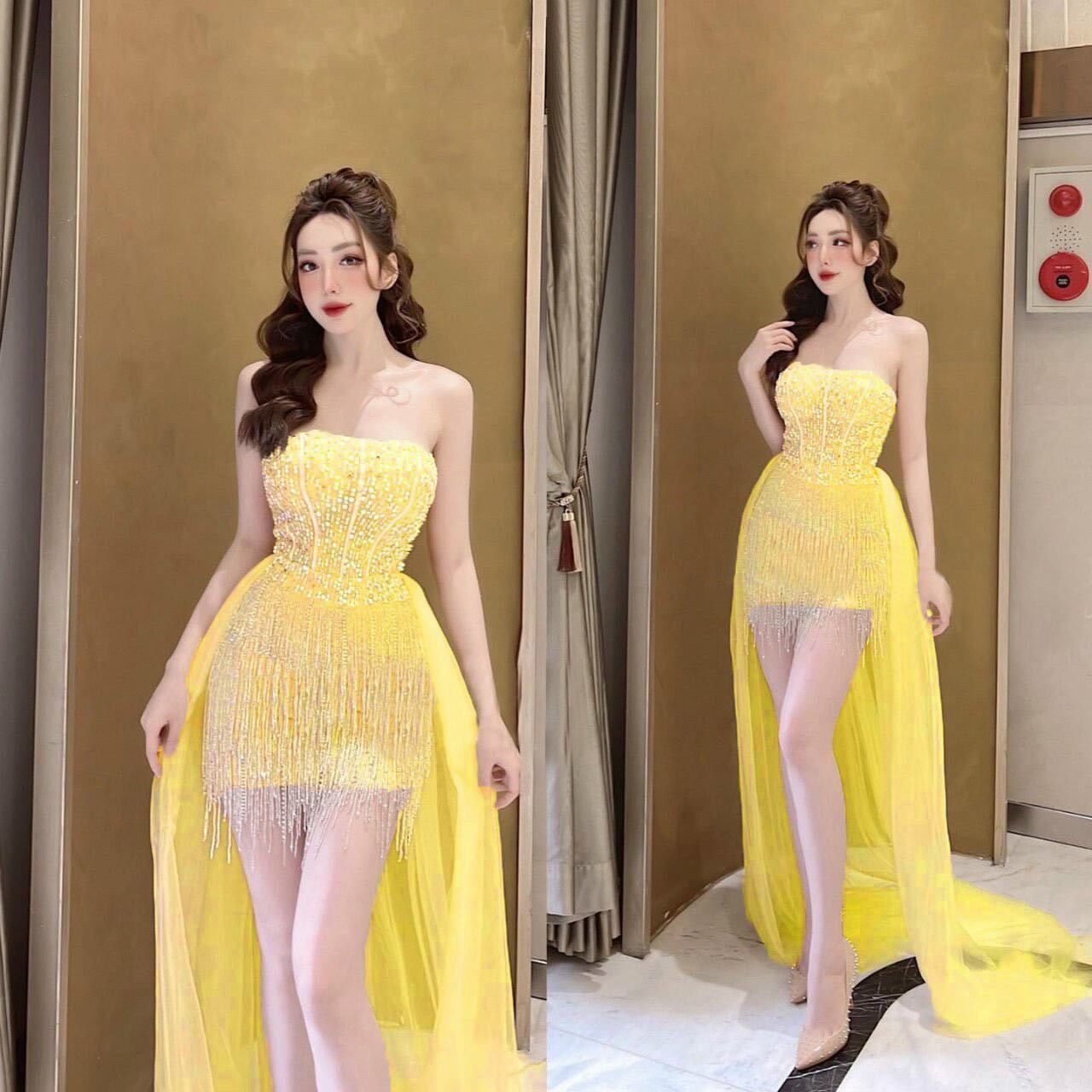 ĐẦM MAXI CUP ĐÍNH ĐÁ