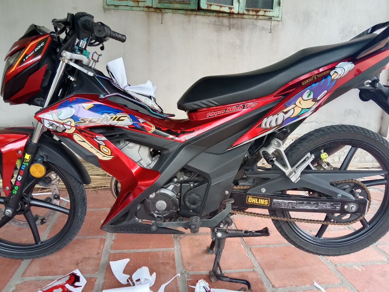 Tem xe sonic . tem rời cao cấp mẫu con sonic