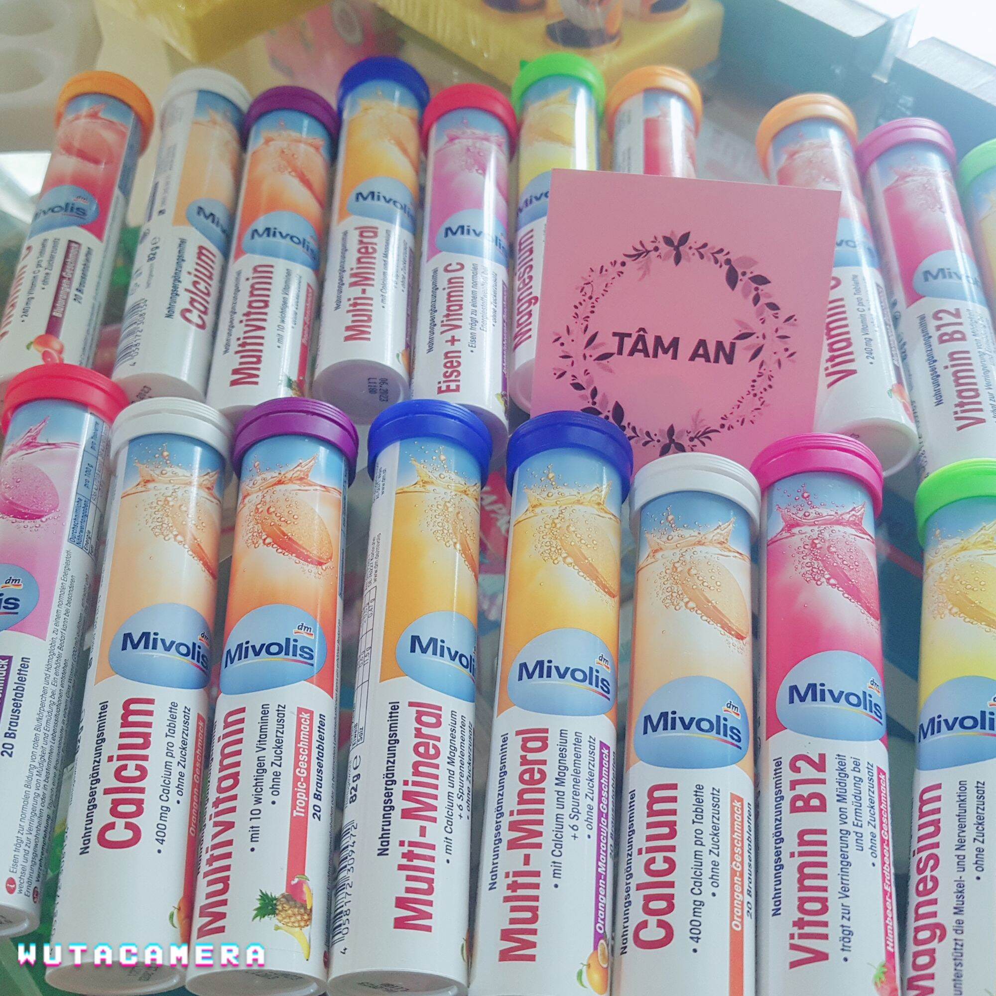 C sủi Multivitamin Đức Mivolis chính hãng loại ngon đủ vị