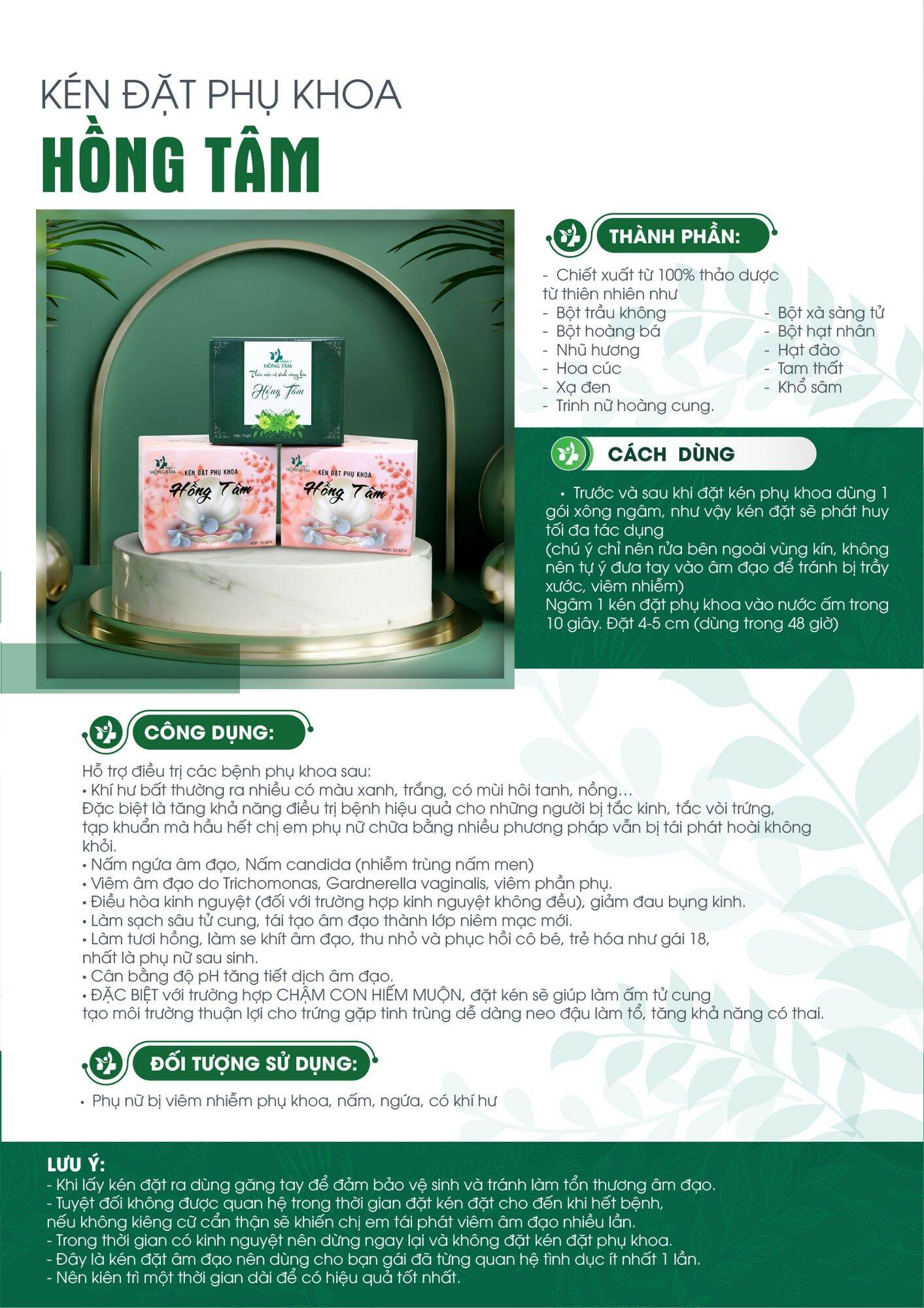 combo kén đặt phụ khoa sạch khít hồng