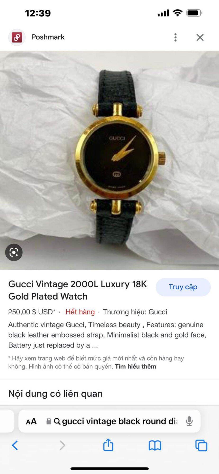 Đồng hồ Gucci full hộp