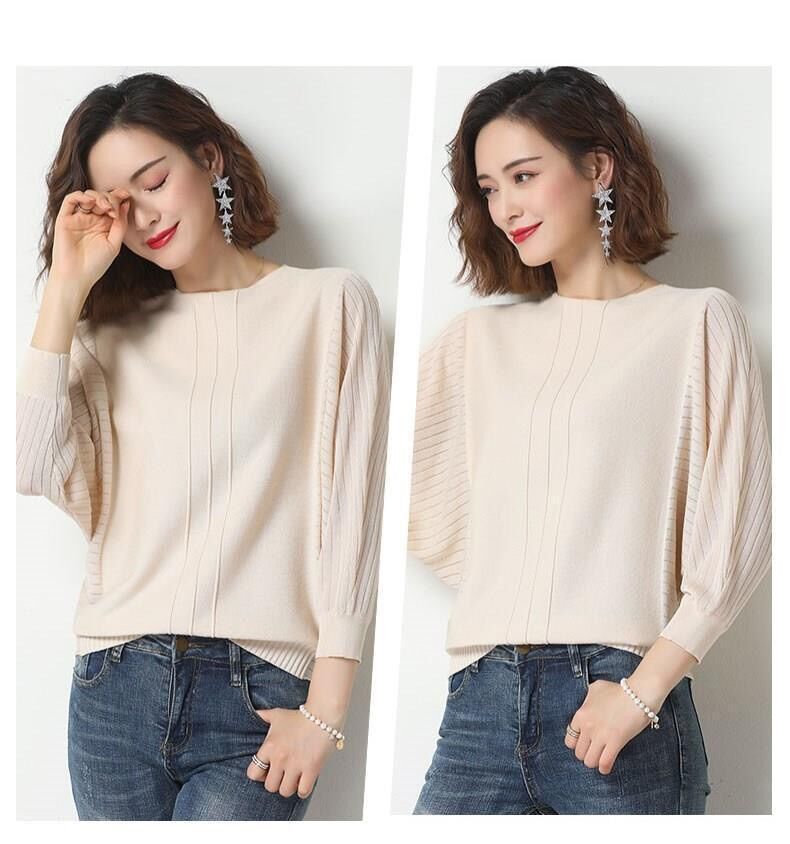 Áo len cánh dơi thiết kế ly ngực nữ tính