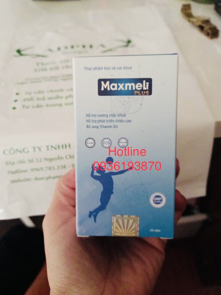 ✅ Maxmeli Plus 👍 [CHÍNH HÃNG] ❤️ Maxmeli Plus Hỗ trợ tăng chiều cao
