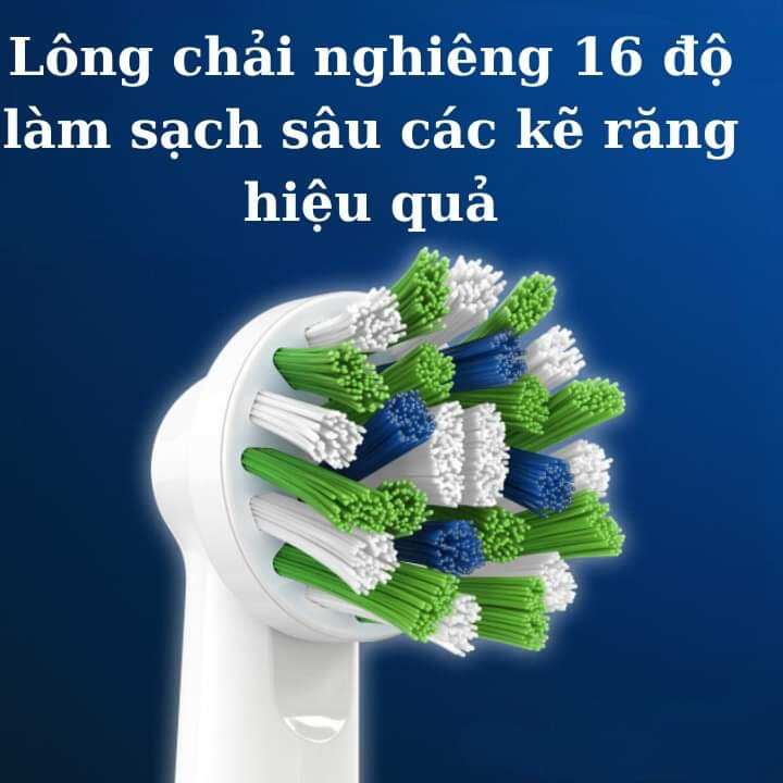 Bàn Chải Đánh Răng Điện Ora BVitality và Set Đầu Thay