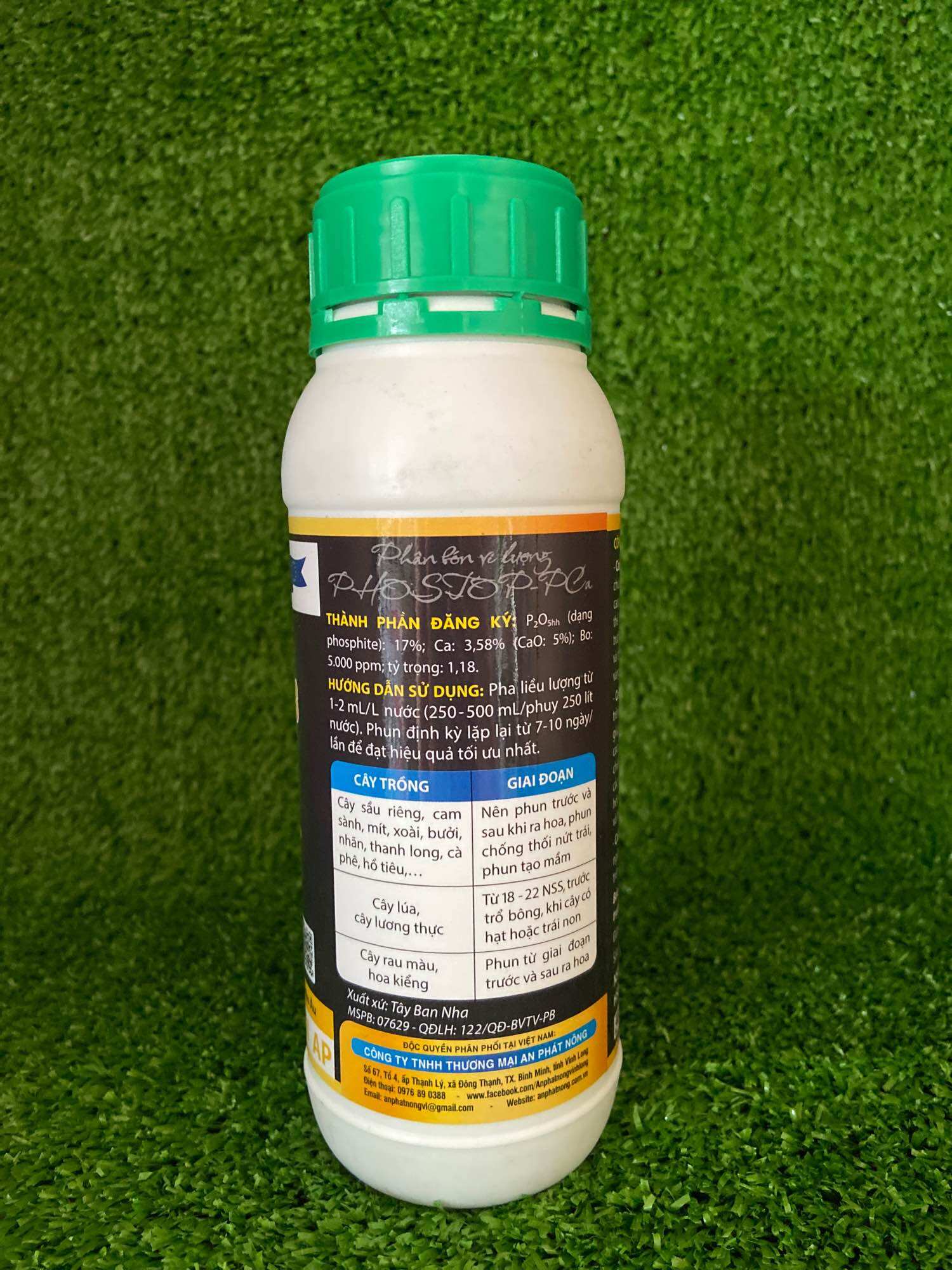 Phân bón hiệu CABOPHOS CHAI 500ml của APN