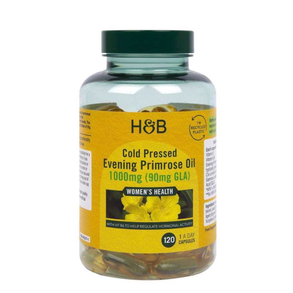 Tinh dầu hoa anh thảo Primrose Oil Holland & Barett 120v - UK