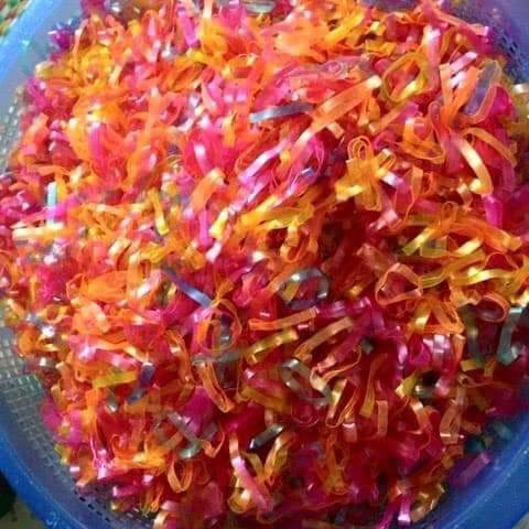 100gr dây chun buộc tóc nhiều màu