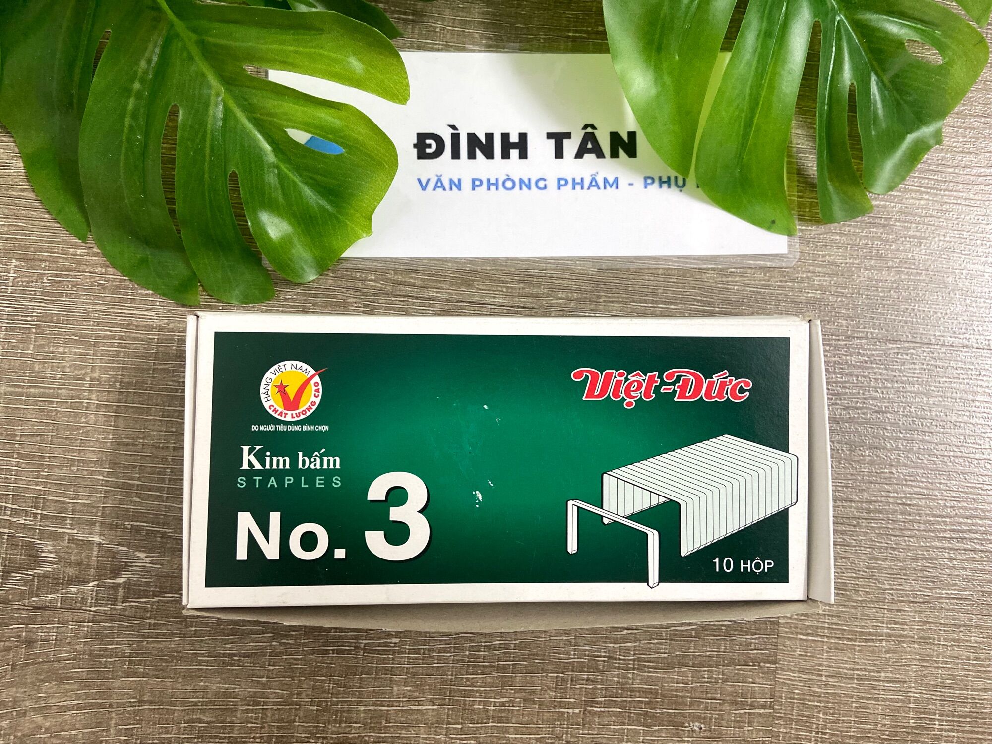 Kim Bấm Số 3 Việt Đức - 1 Hộp Nhỏ