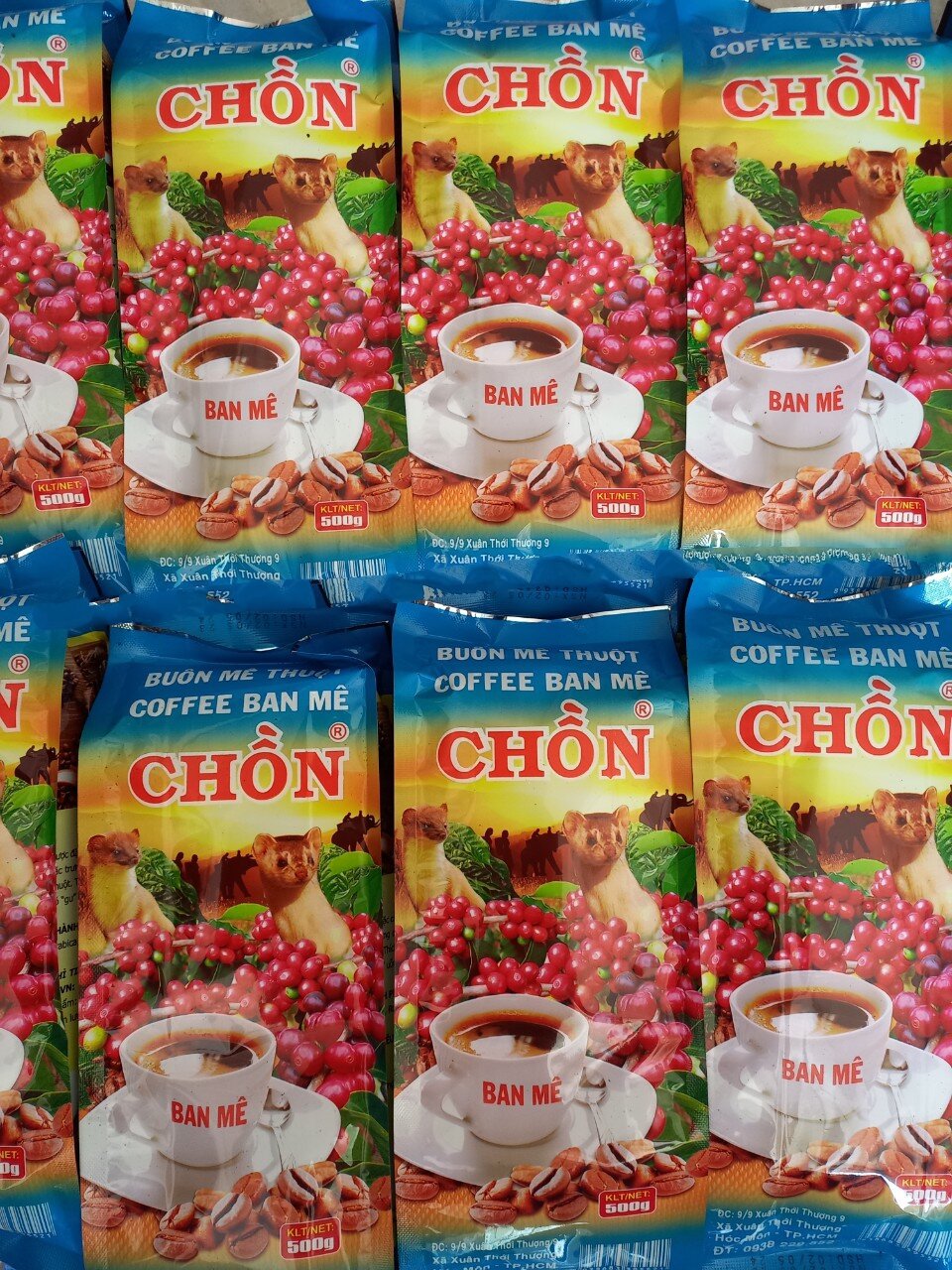Cà phê chồn hảo hạng 1 kg rang xay pha phin