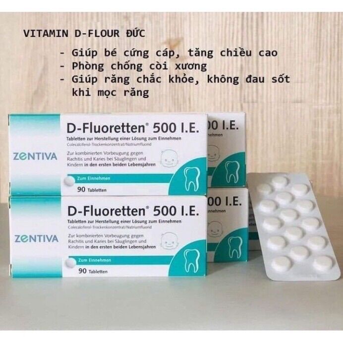 Vitamin d fluoretten 500ie