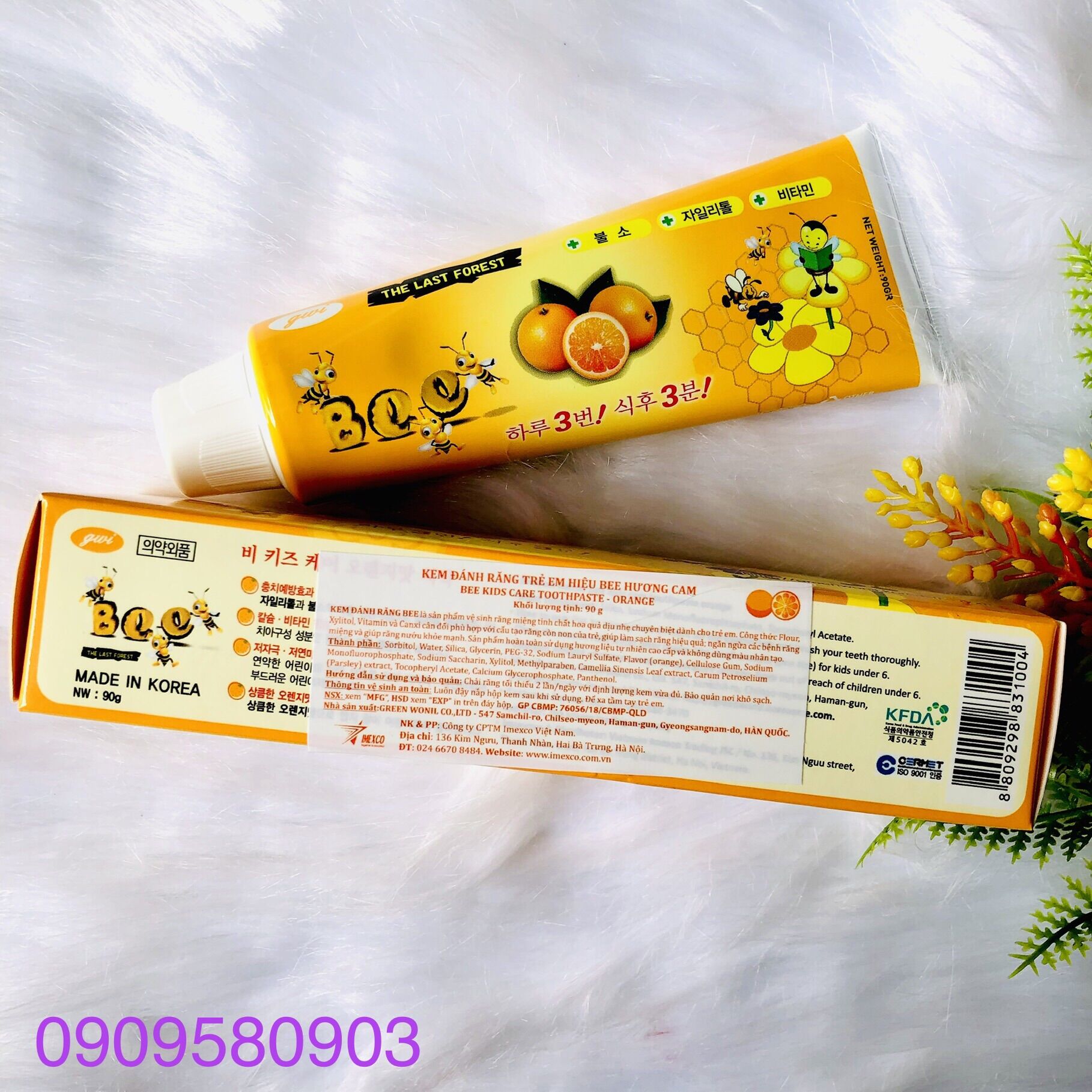 🌙 Kem đánh răng trẻ em hiệu BEE ⭐️