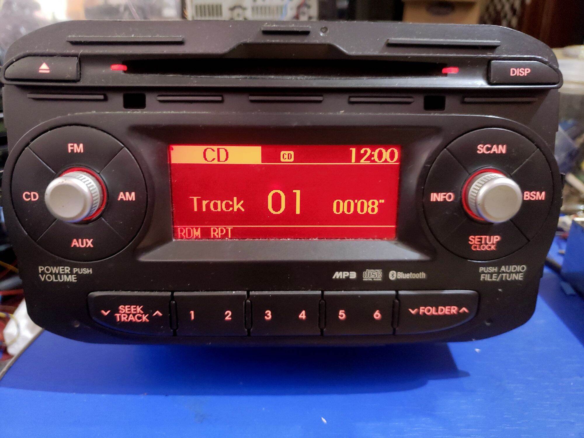 Đầu Bluetooth CD aux Ô tô KIA MORNING 2018