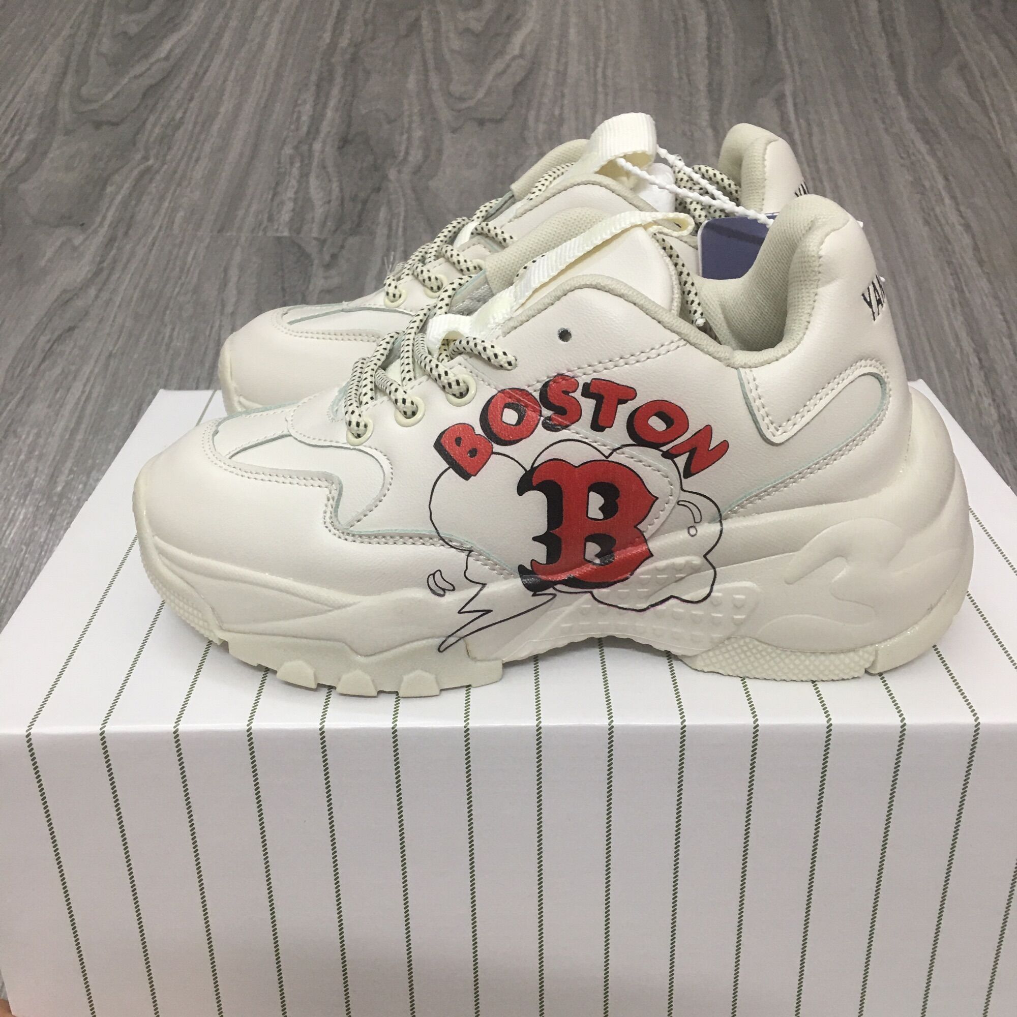 Giày thể thao nam nữ mlb b boston mới